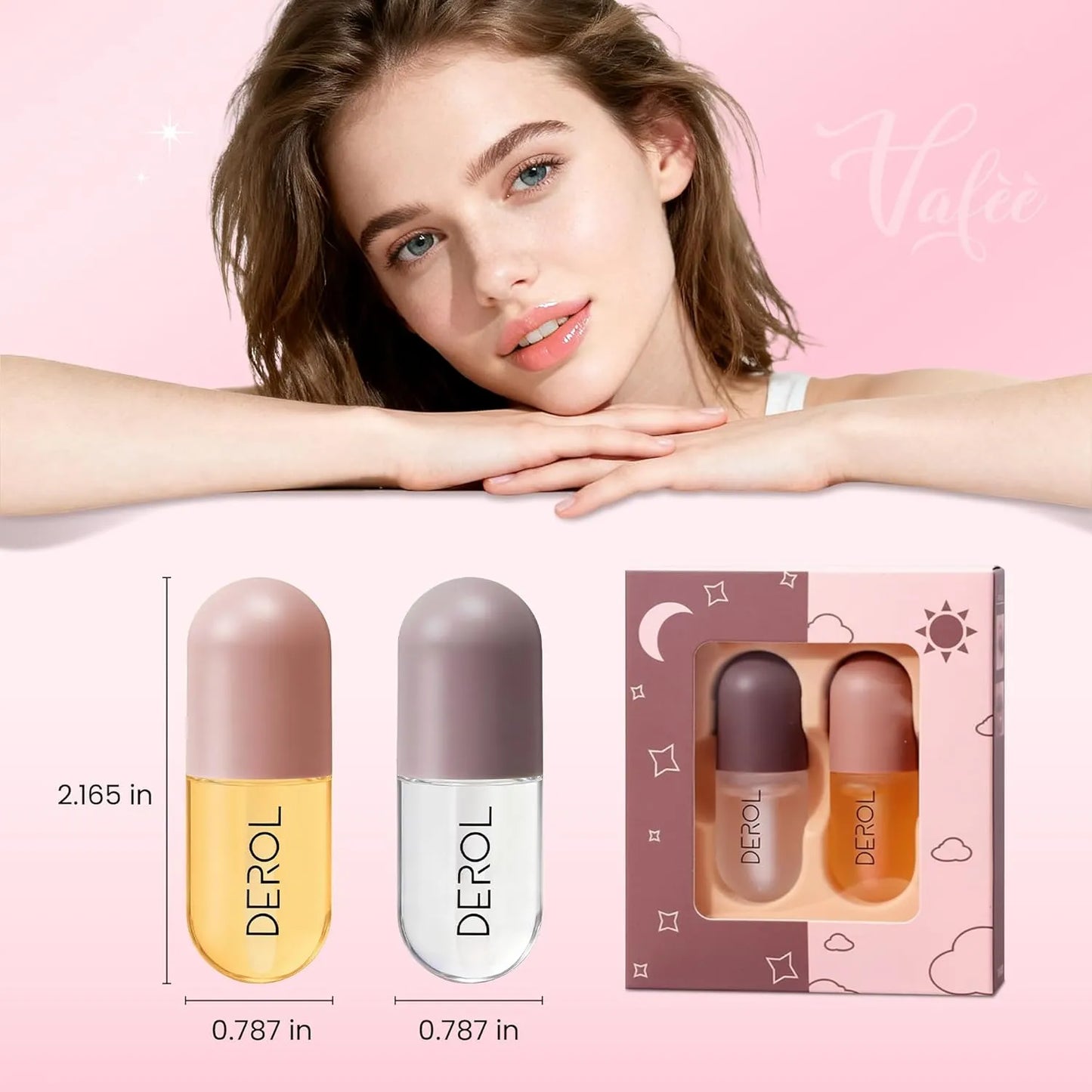 مجموعة تكبير الشفاه Vafee Lip Plumper Set