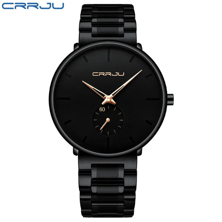 Montre Minimaliste CRRJU 2150 : Acier Inoxydable