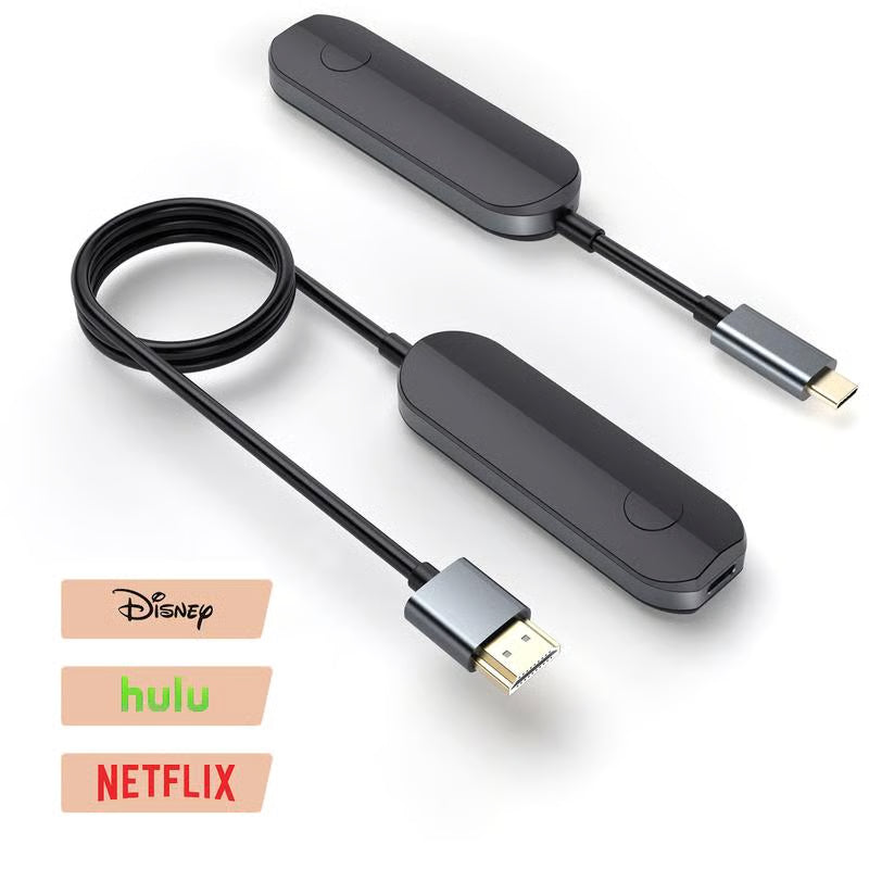 جهاز HDMI لاسلكي 4K – نقل شاشة فوري بدون إنترنت أو تطبيقات