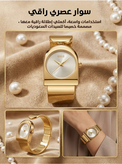 ساعة راقية نسائية بستايل بسيط جذاب