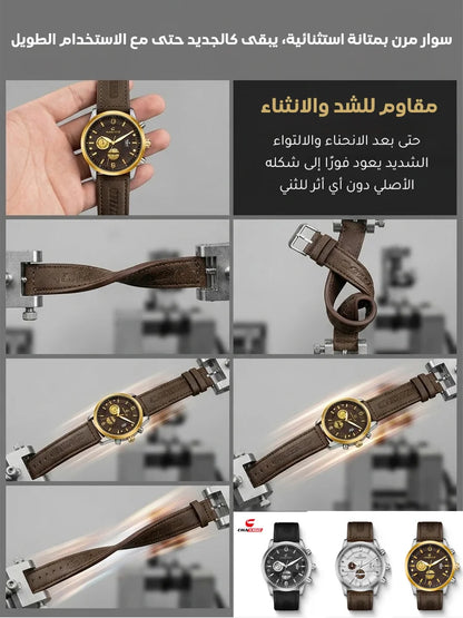 CHAXIGO – Montre Homme Élégante à Quartz avec Chronographe Multifonction