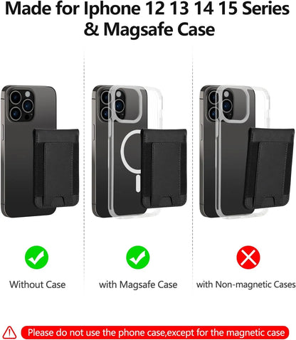 حامل هاتف مغناطيسي مع محفظة بطاقات