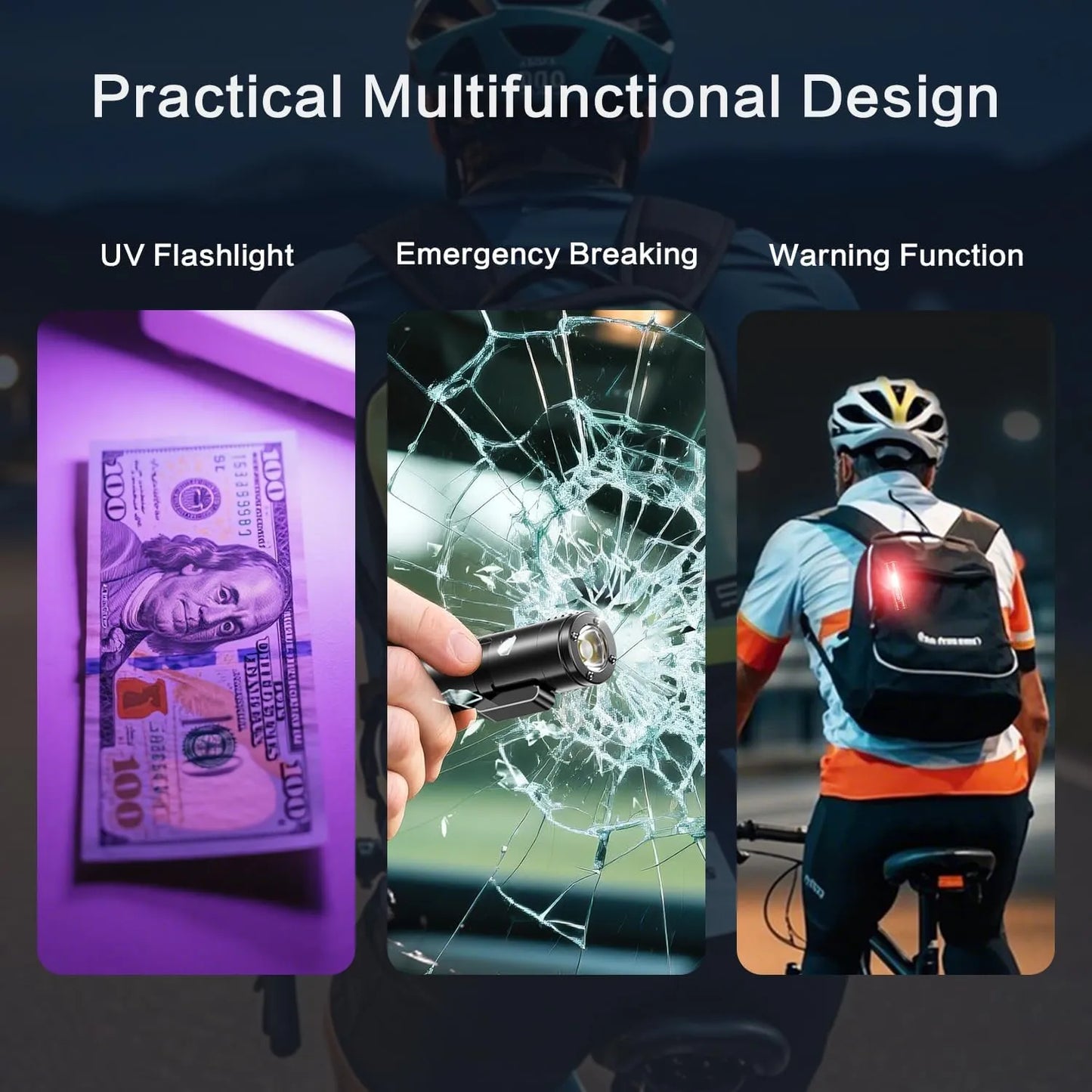 🔦 كشاف مفاتيح فائق السطوع بـ 5 أوضاع إضاءة