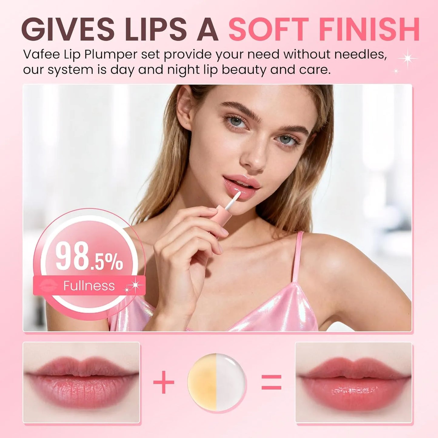 مجموعة تكبير الشفاه Vafee Lip Plumper Set