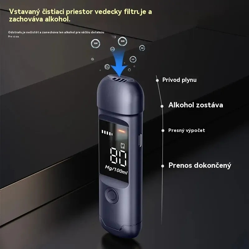 جهاز اختبار مستوى الكحول الذكي : لسلامتك وسلامة من معك