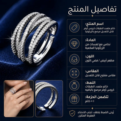 خاتم متداخل متعدد الطبقات قابل للتعديل
