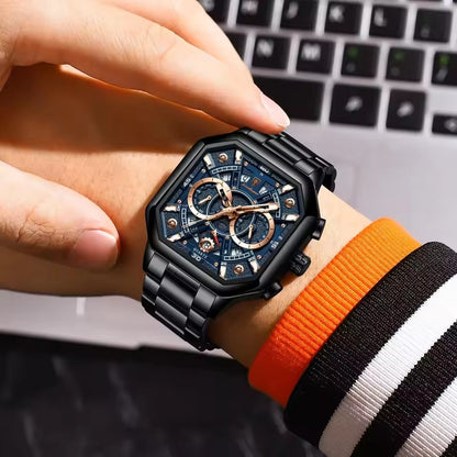 POEDAGAR 983 ساعة رجالية – أناقة الأعمال بروح رياضية