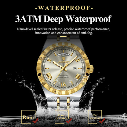 POEDAGAR 675 – ساعة رجالية تجمع بين القوة و الأداء