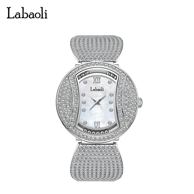 ساعة Labaoli "بريق الخلود" النسائية الفاخرة باللون الذهبي