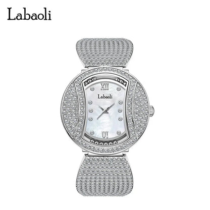 ساعة Labaoli "بريق الخلود" النسائية الفاخرة باللون الذهبي