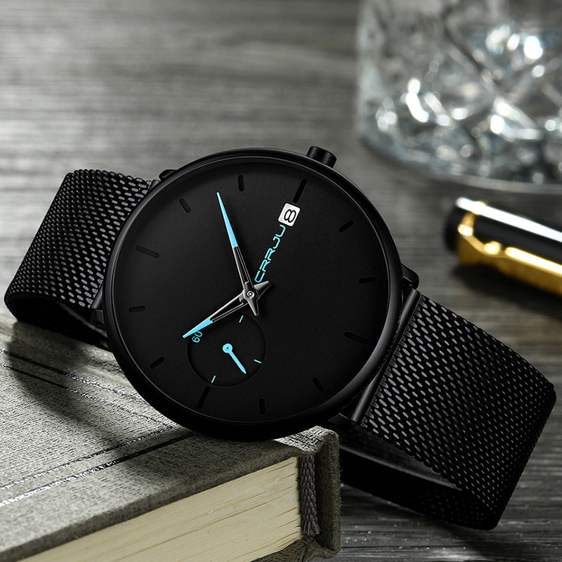 Montre Minimaliste CRRJU 2150 - Acier Inoxydable