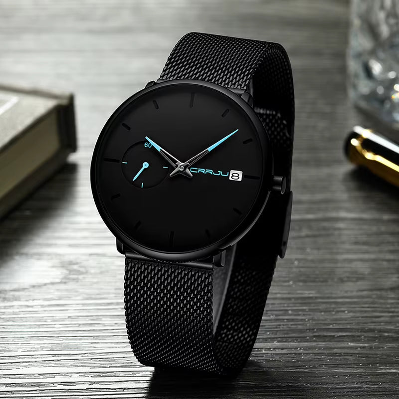 Montre Minimaliste CRRJU 2150 - Acier Inoxydable