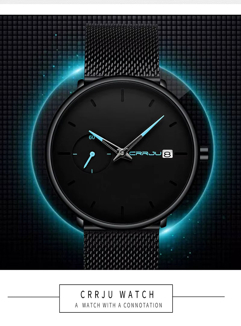 Montre Minimaliste CRRJU 2150 - Acier Inoxydable