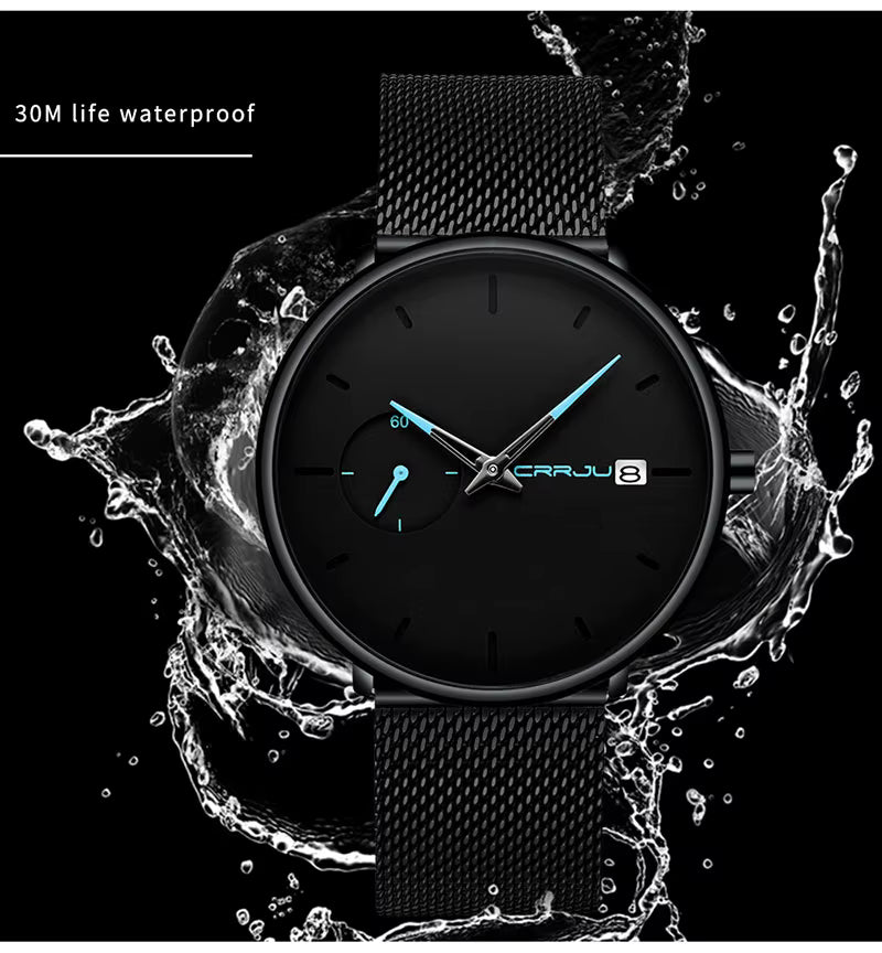 Montre Minimaliste CRRJU 2150 - Acier Inoxydable