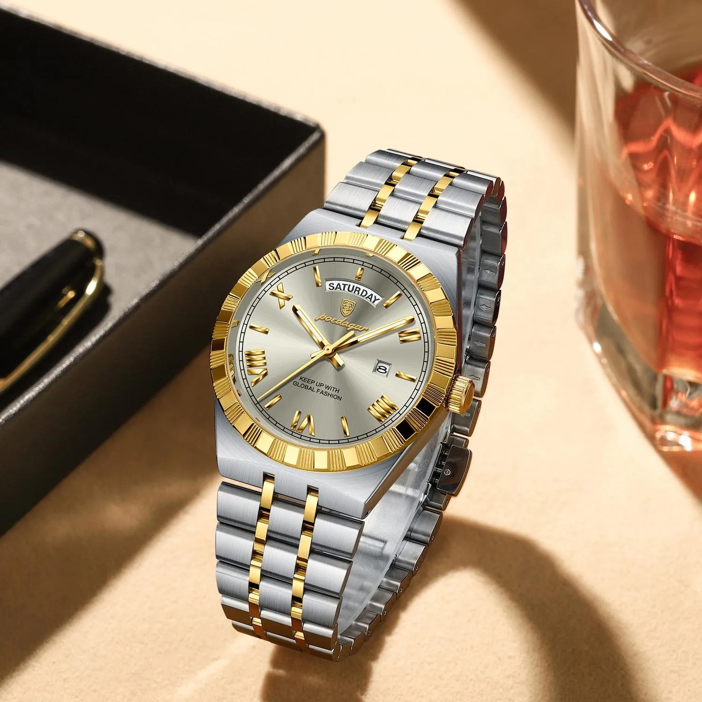 POEDAGAR 675 – ساعة رجالية تجمع بين القوة و الأداء