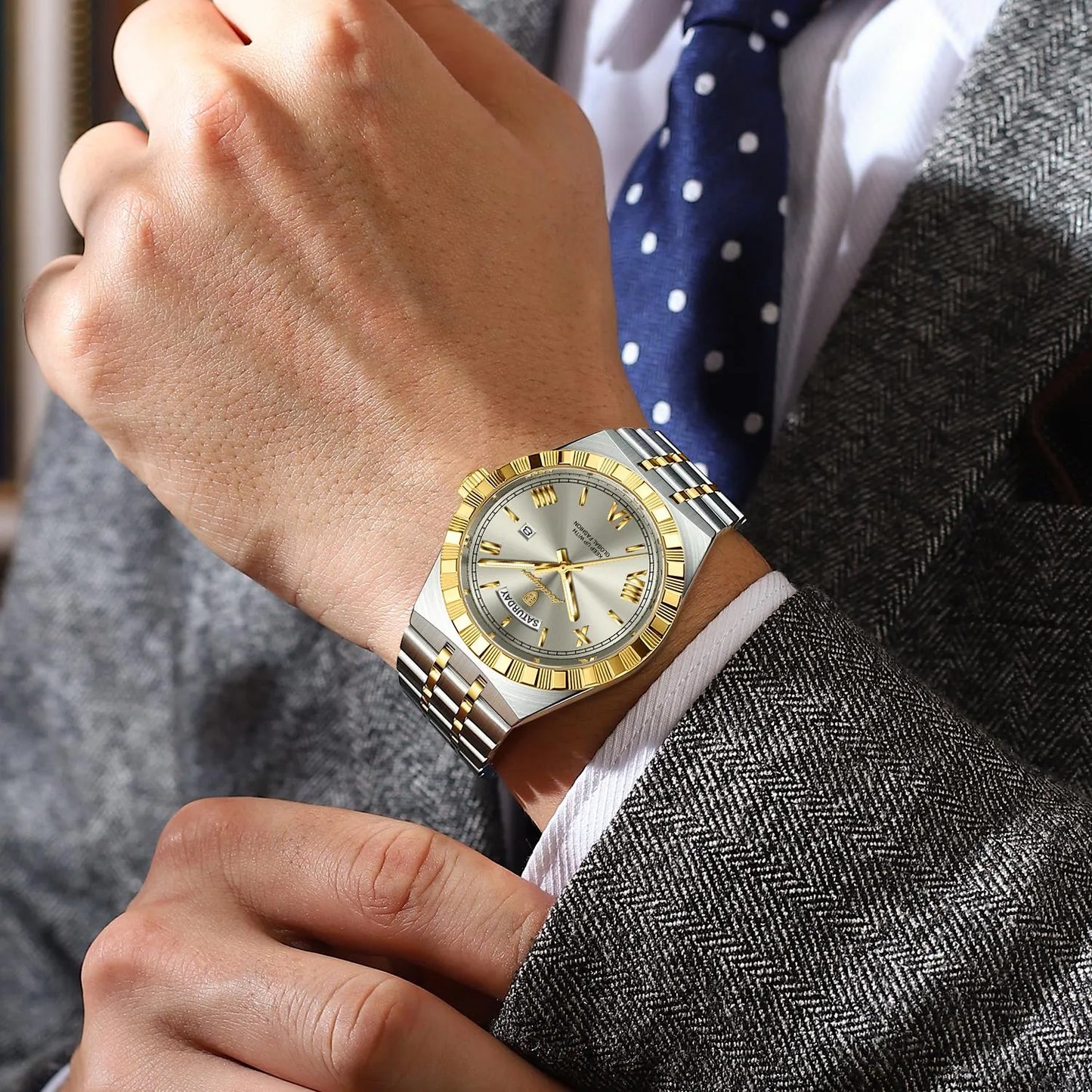 POEDAGAR 675 – ساعة رجالية تجمع بين القوة و الأداء