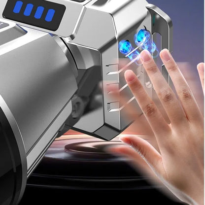 🔦 مصباح رأس خارق… إضاءة تصل حتى 200 متر!