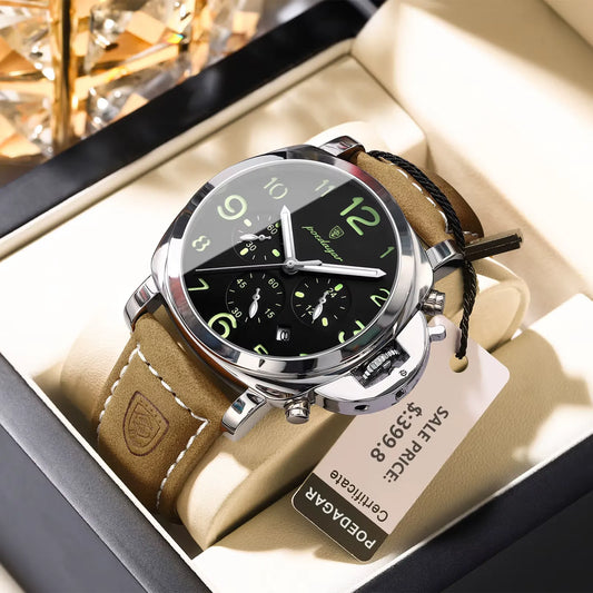 POEDAGAR 859 – Montre Sport de Luxe pour Homme