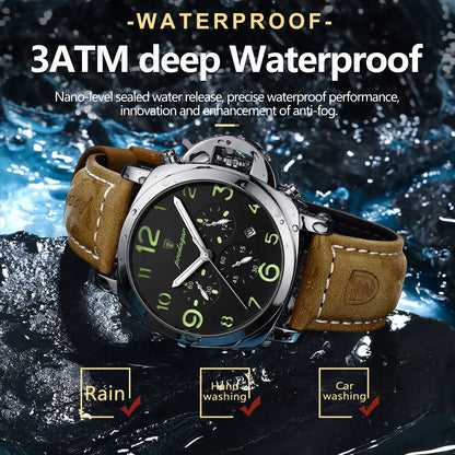 POEDAGAR 859 : Montre Sport de Luxe pour Homme