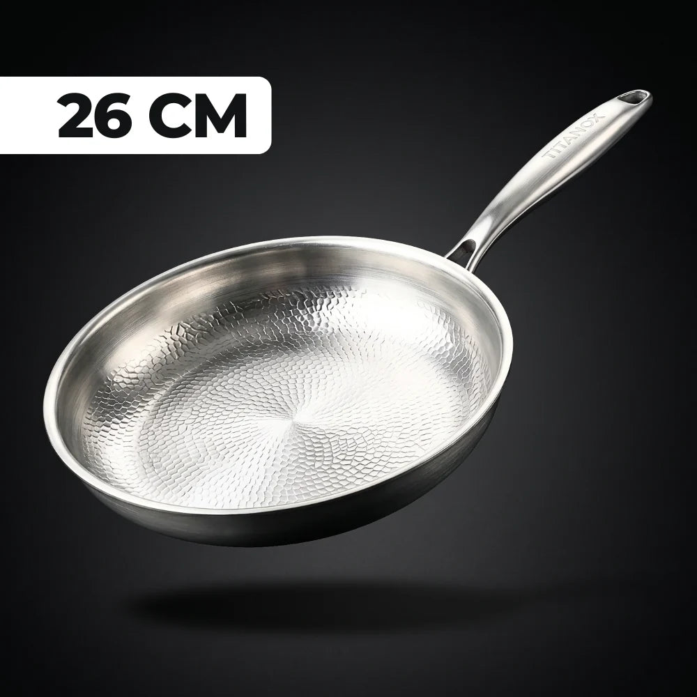 Poêle 100% Titane Pur Pour Une Cuisine Sans Toxines