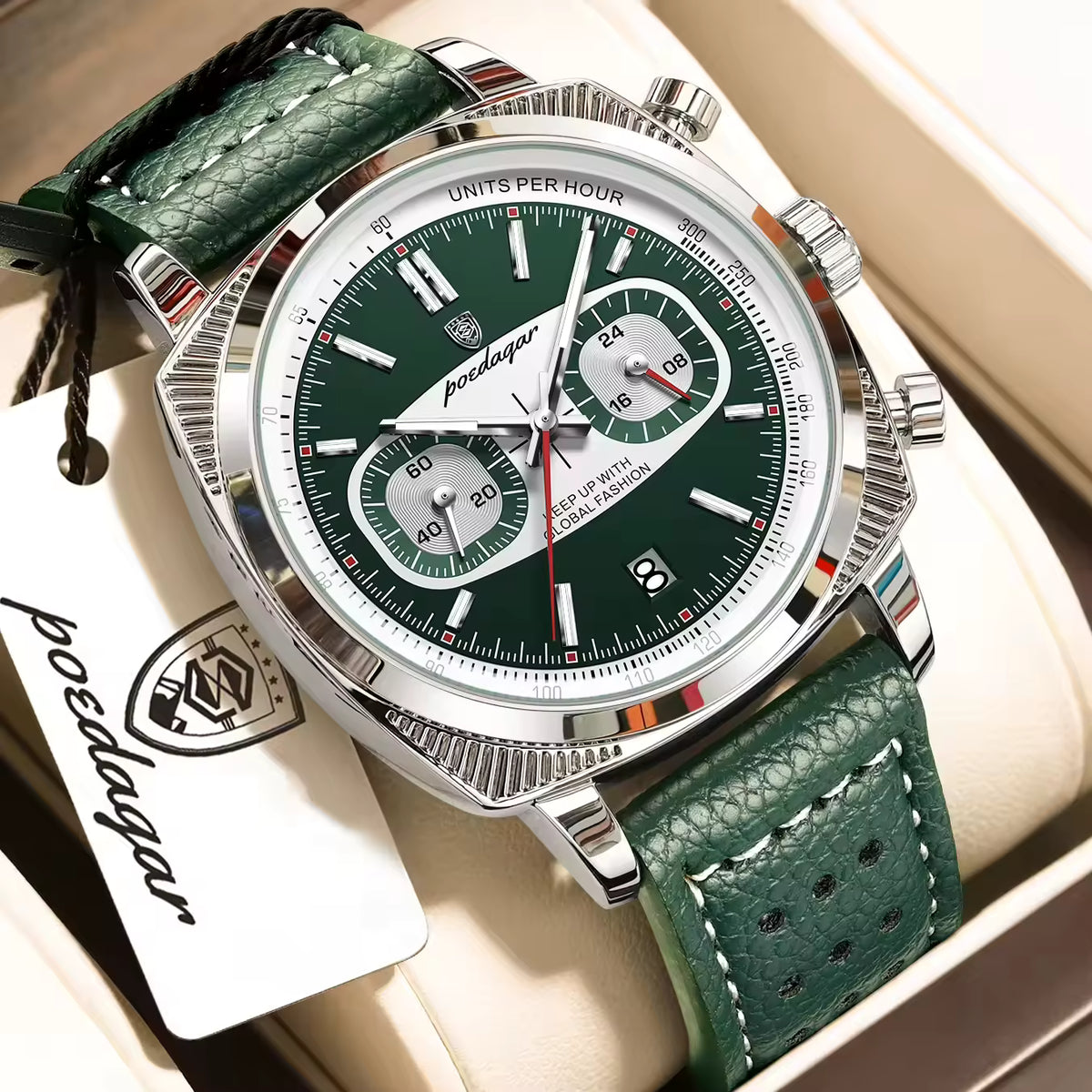 Montre Homme POEDAGAR 838 – Élégance et Luxe au Quotidien