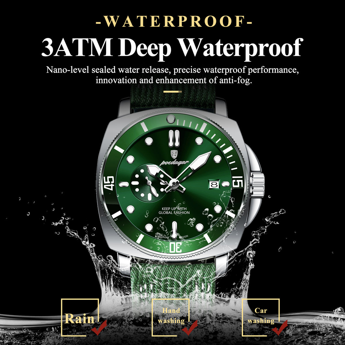 Montre Homme POEDAGAR 873 – Design Premium et Élégance Intemporelle
