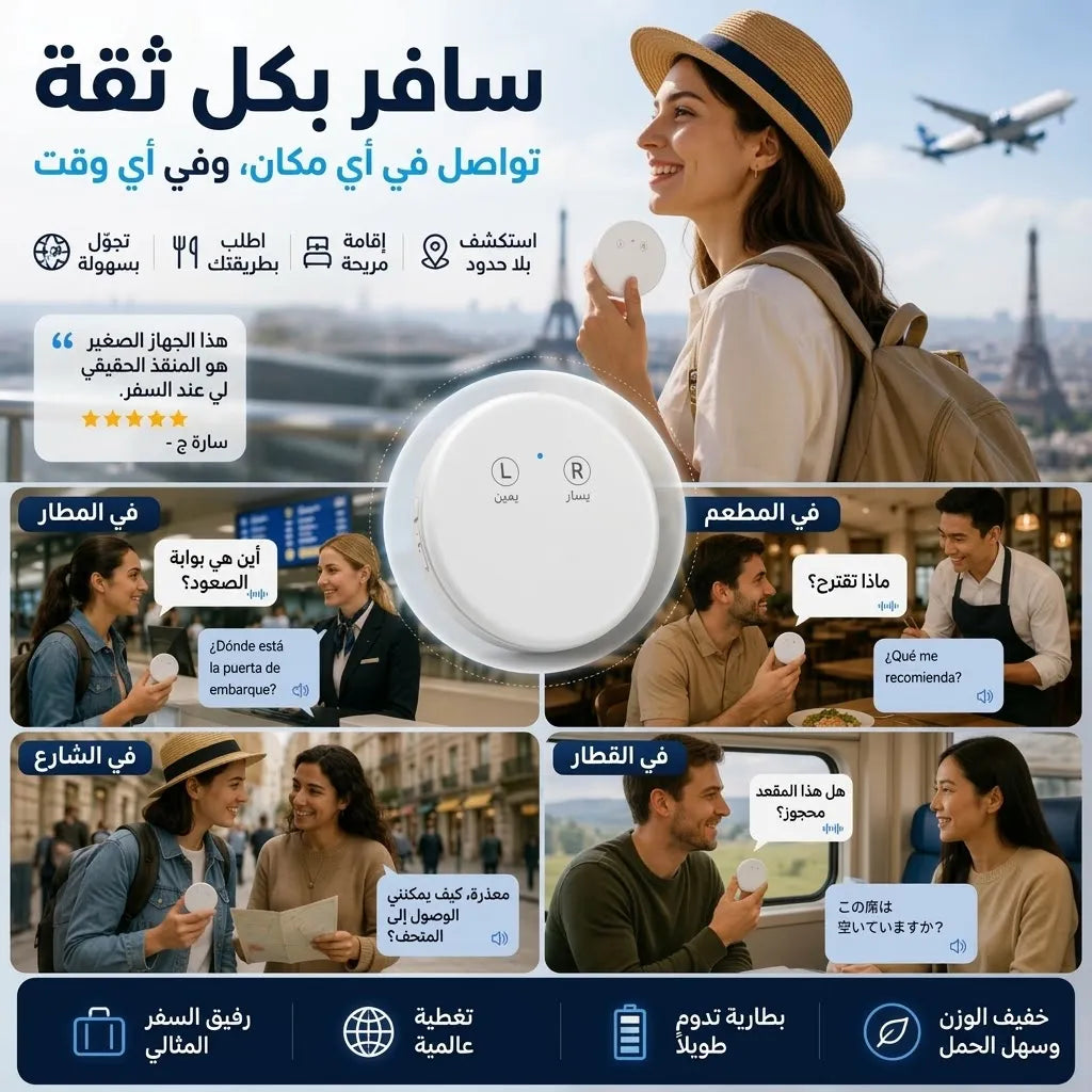 جهاز الترجمة الذكية الفورية الشامل