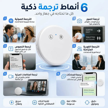 جهاز الترجمة الذكية الفورية الشامل