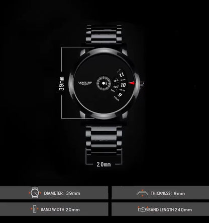 ساعة كرونوغراف كوارتز . الأناقة والدقة في معصمك