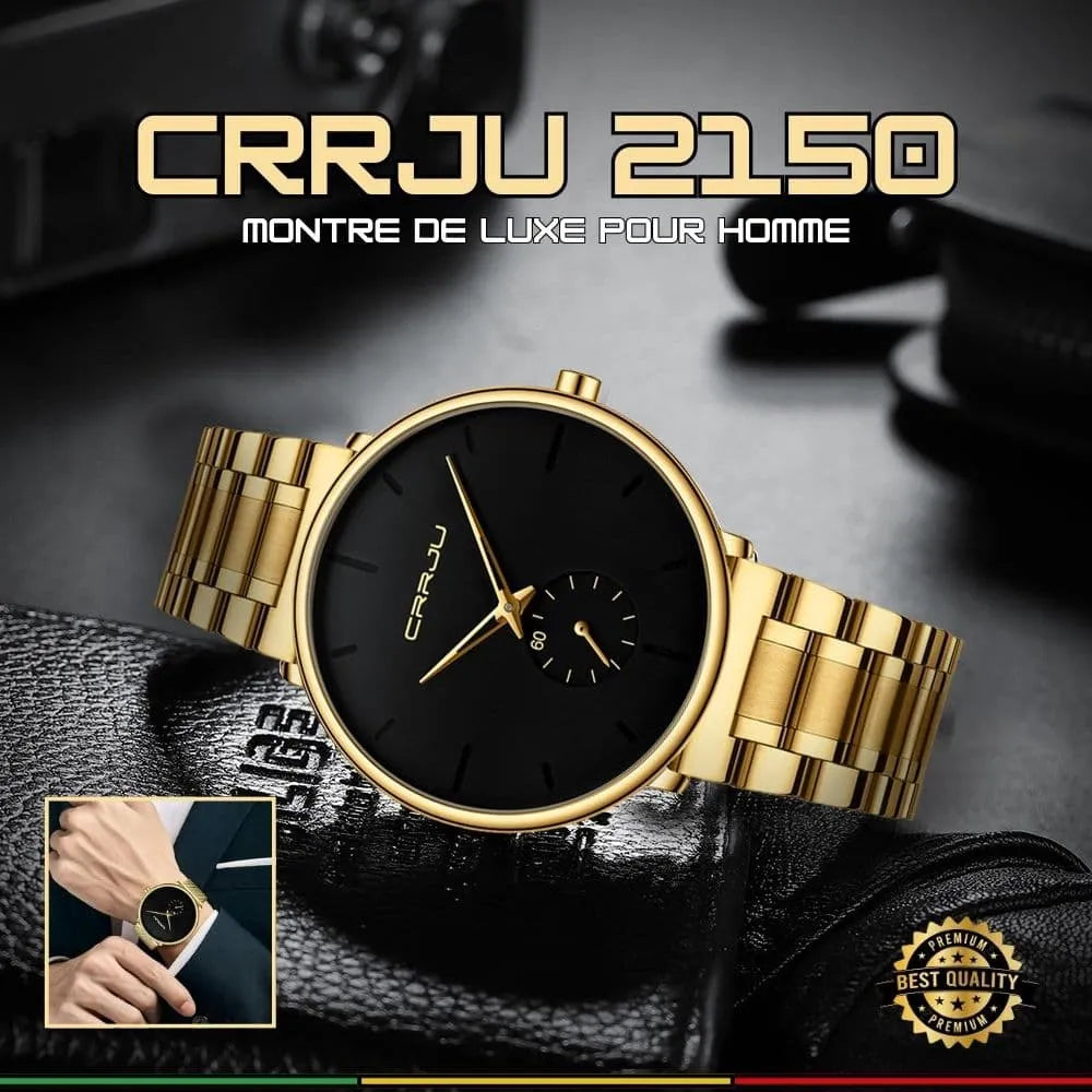 Montre Minimaliste CRRJU 2150 : Acier Inoxydable