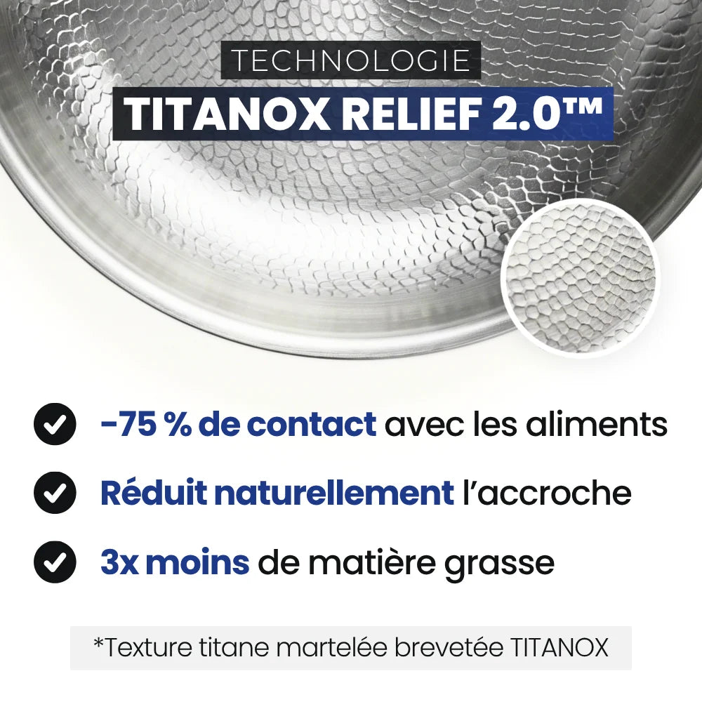 Poêle 100% Titane Pur Pour Une Cuisine Sans Toxines
